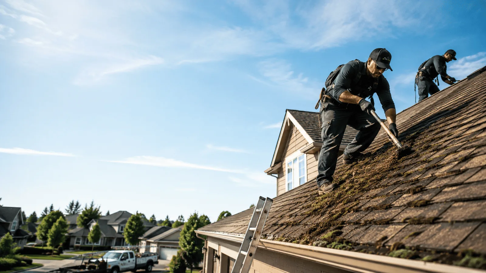 Roof Moss Removal in Burleson, TX near me
